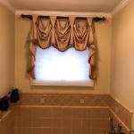 Bathroom remodel with tub surround tile installation