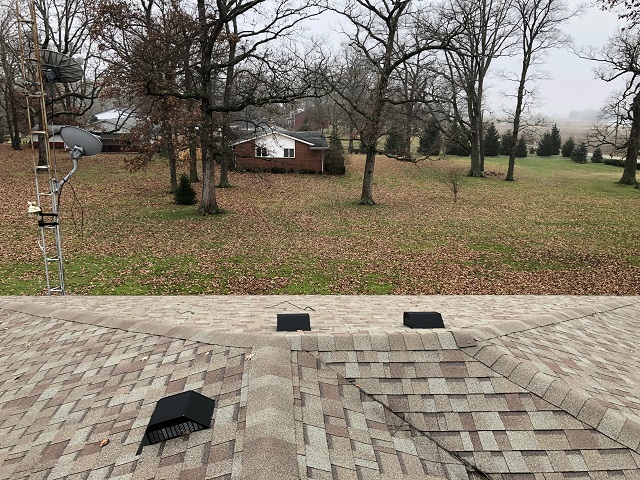 Roofing Contractor Finished shingle single story roof