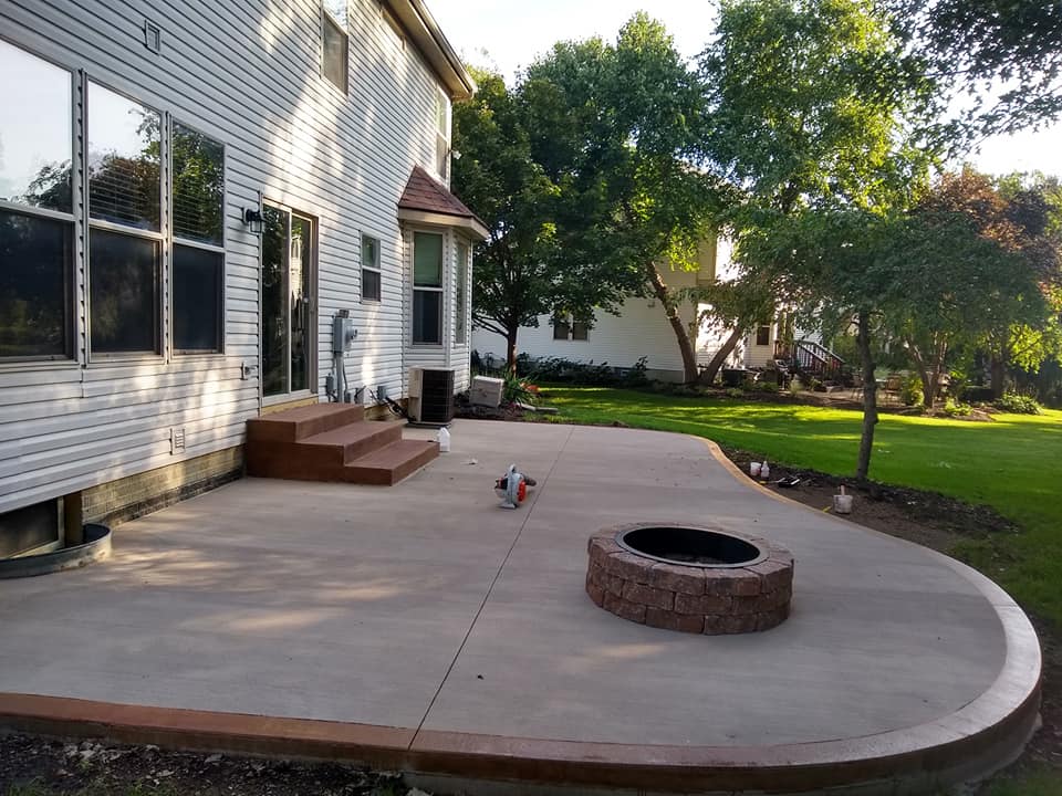 residential concrete patio